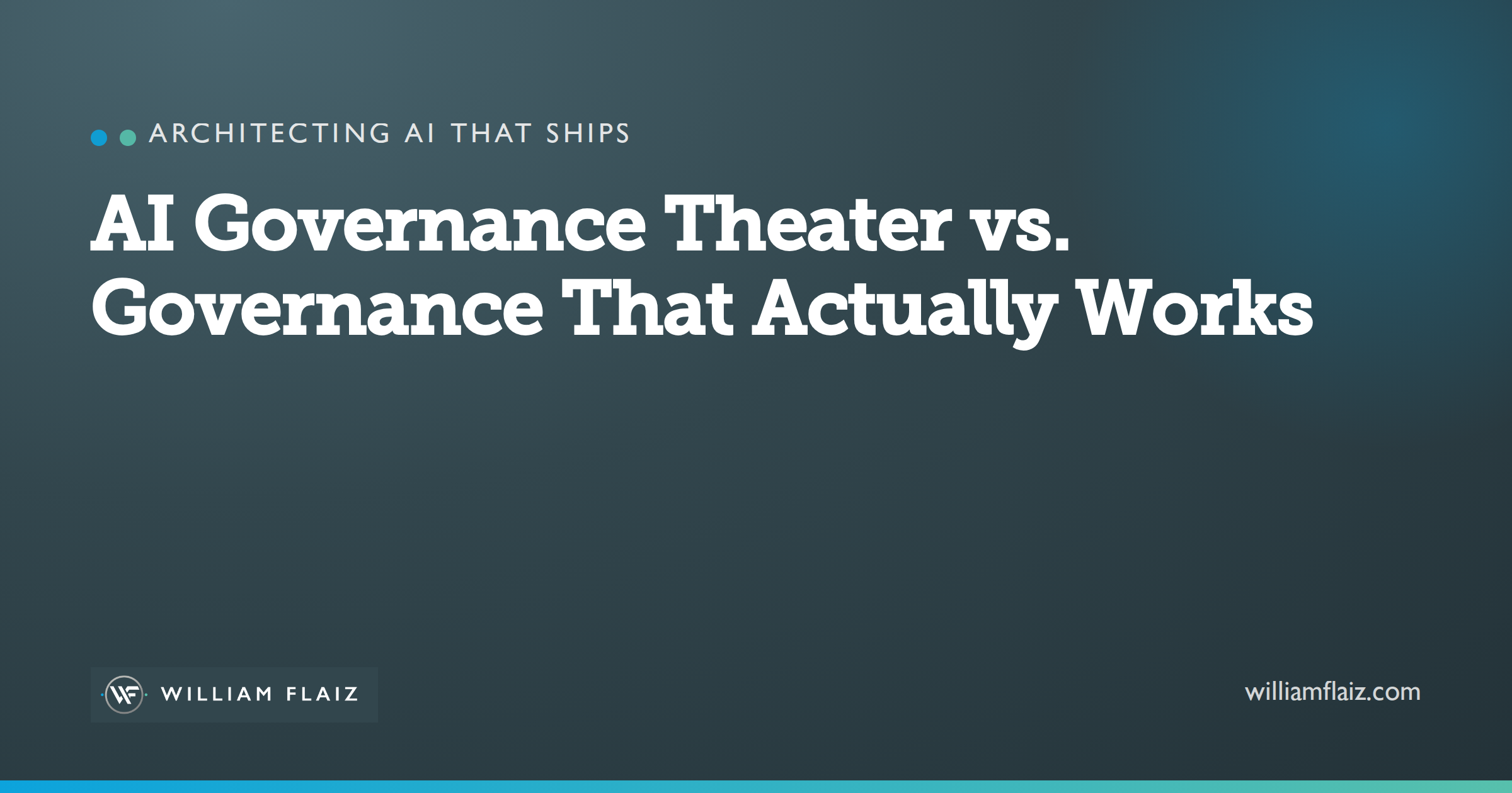 AI Governance Theater vs. Governance That Actually Works