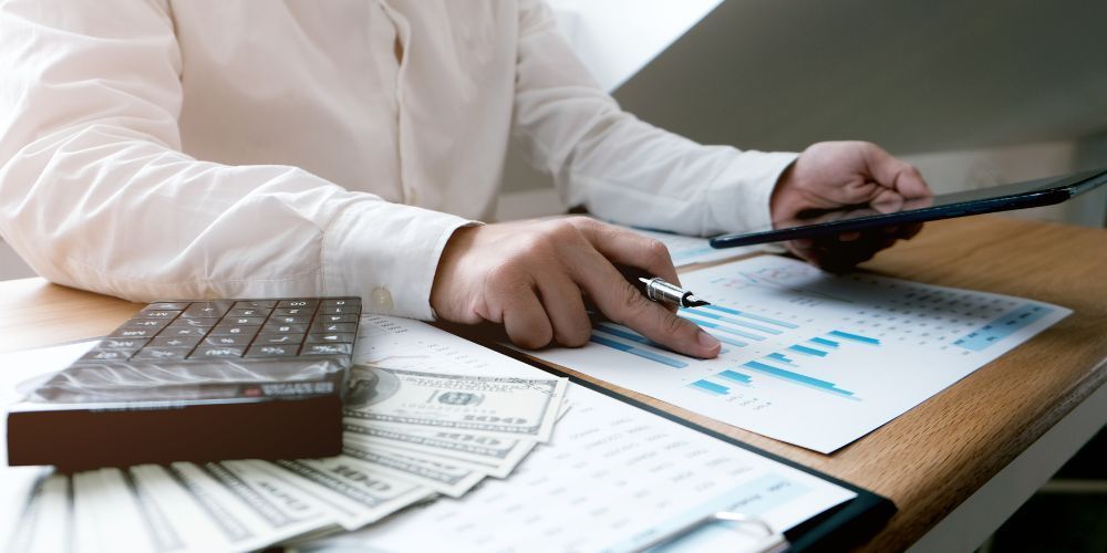 Finance professional balancing data security and personalization on a compliance matrix