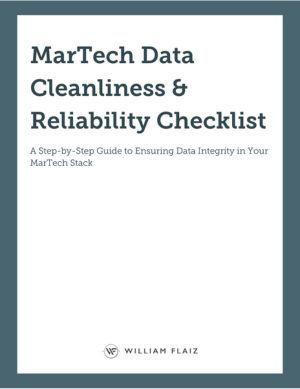 Flowchart mapping siloed customer data scattered across disconnected departmental systems