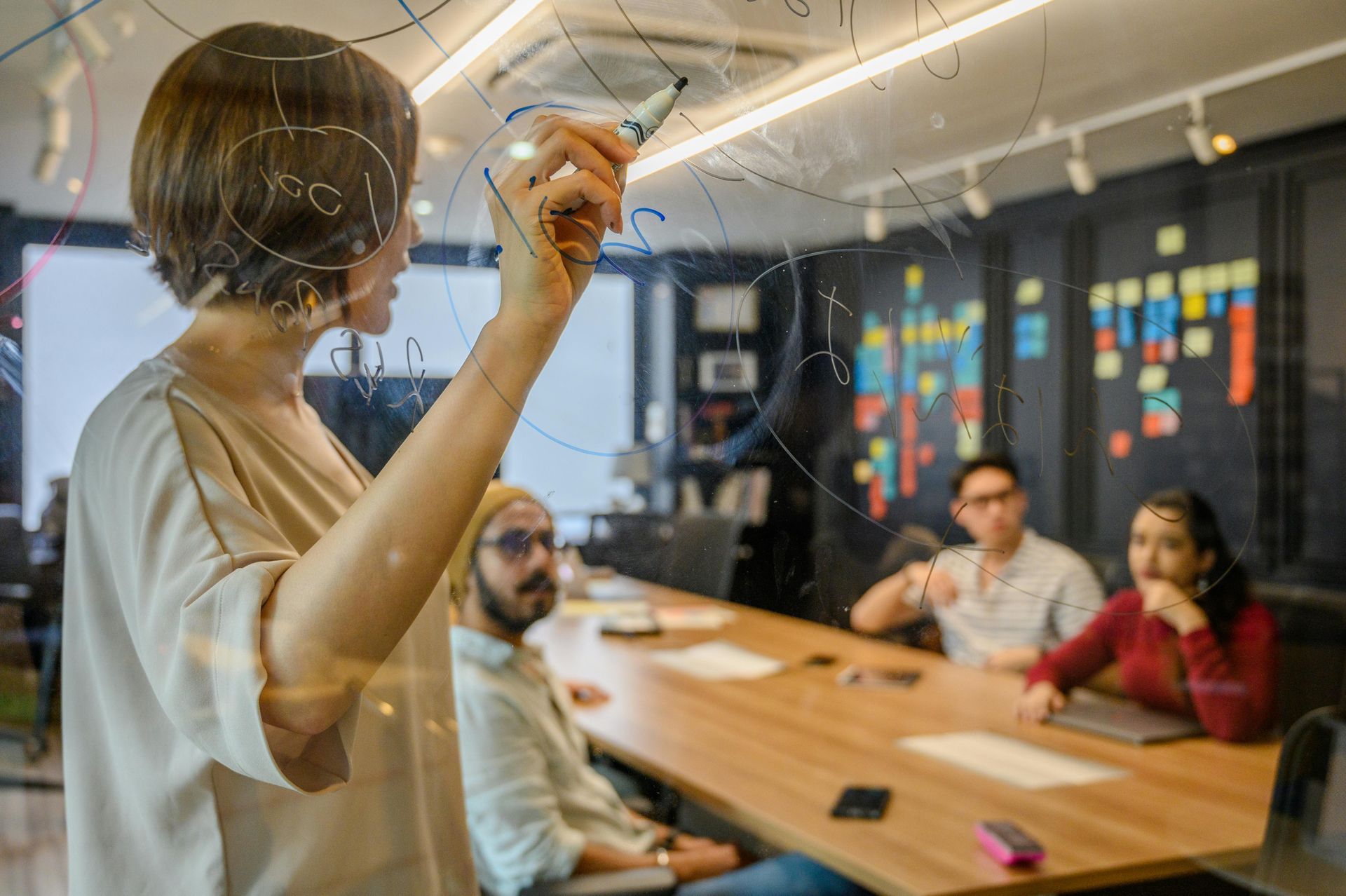 Human-centered framework guiding a company through digital transformation